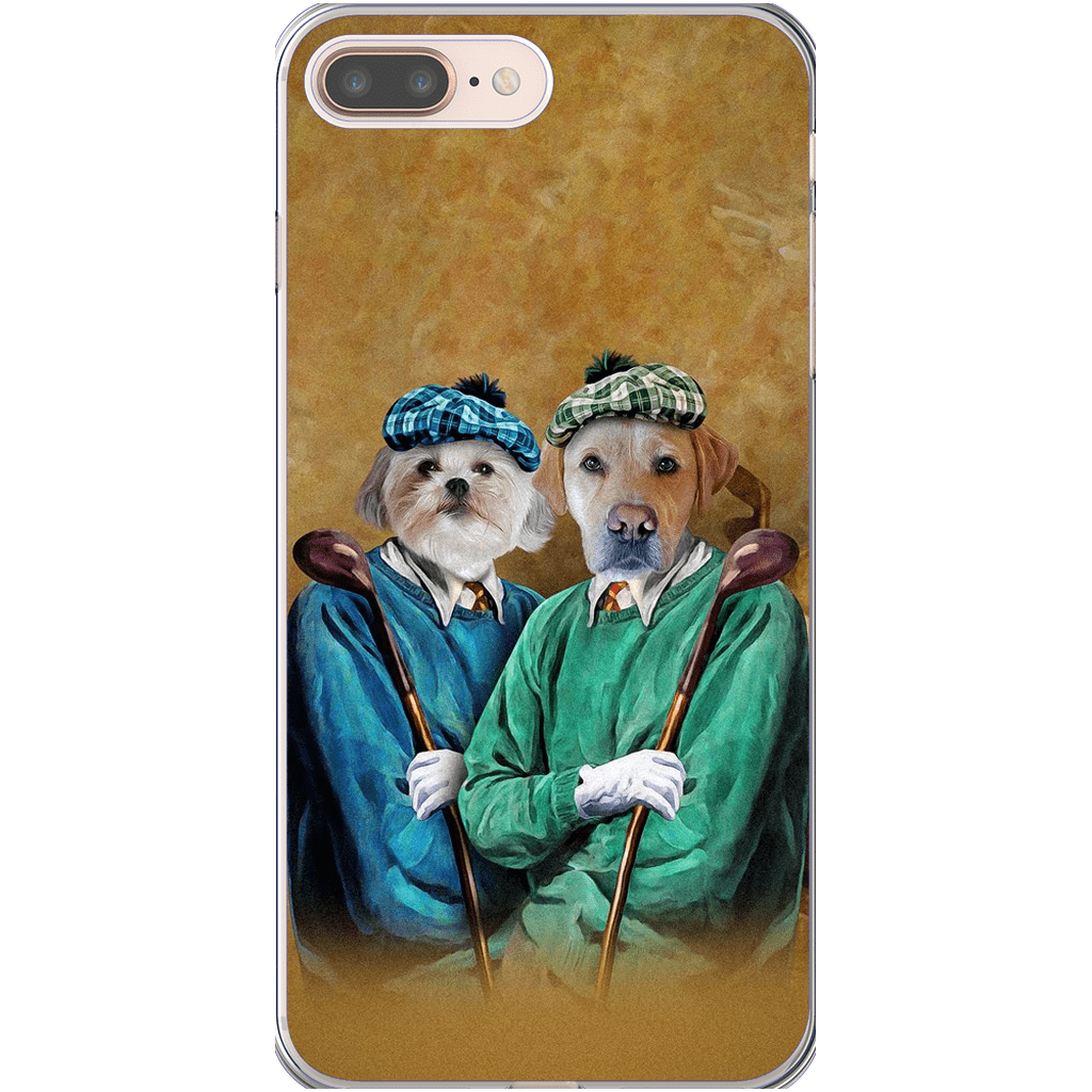 &#39;The Golfers&#39; Personalized 2 Pet Phone Case