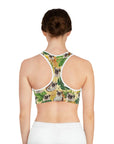 Custom Sports Bra (Tropical Yellow: 1-4 Pets)