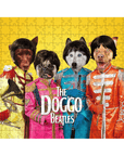 'The Doggo Beatles' Personalized 4 Pet Puzzle