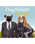'DogSchitt's Creek' Personalized 2 Pet Poster