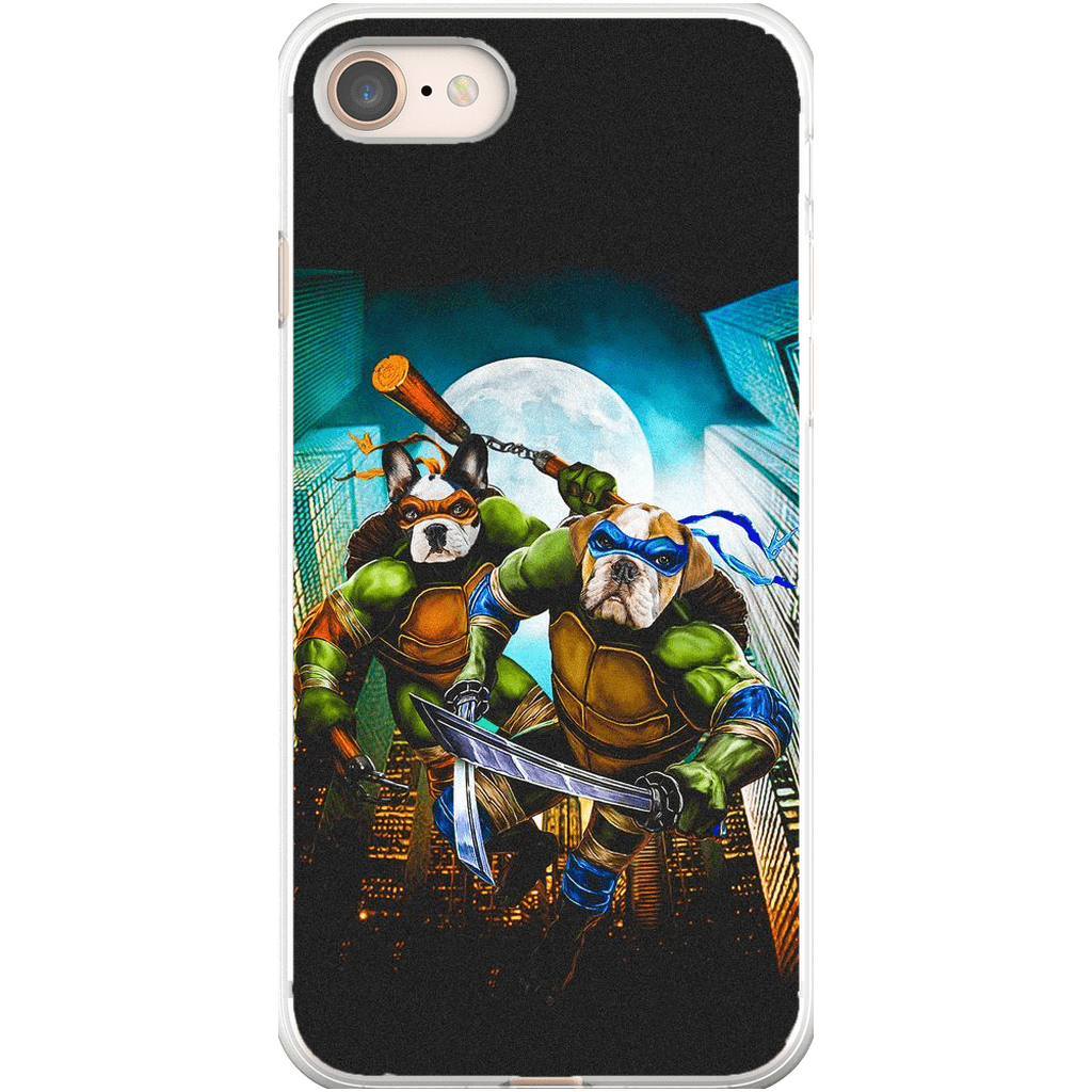 &#39;Teenage Mutant Ninja Doggos&#39; Personalized 2 Pet Phone Case