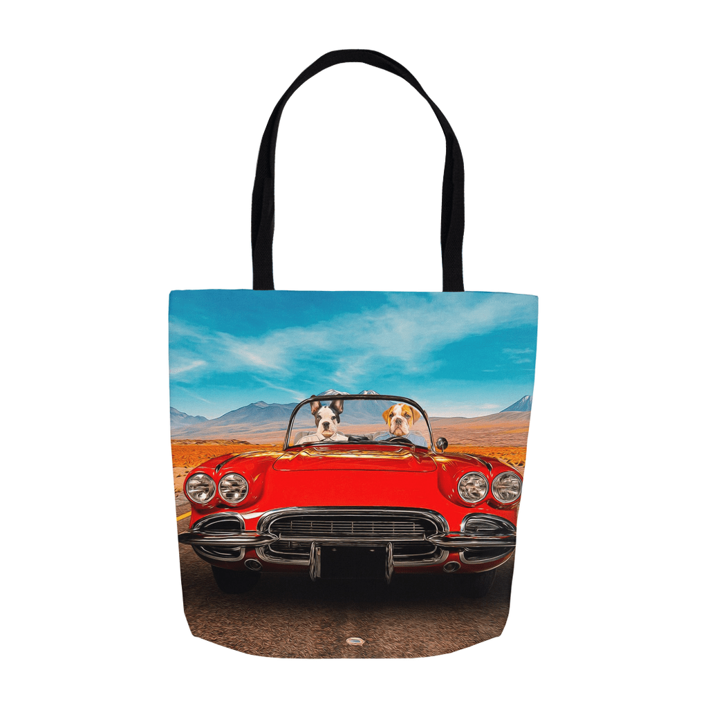 &#39;The Classic Paw-Vette&#39; Personalized 2 Pet Tote Bag
