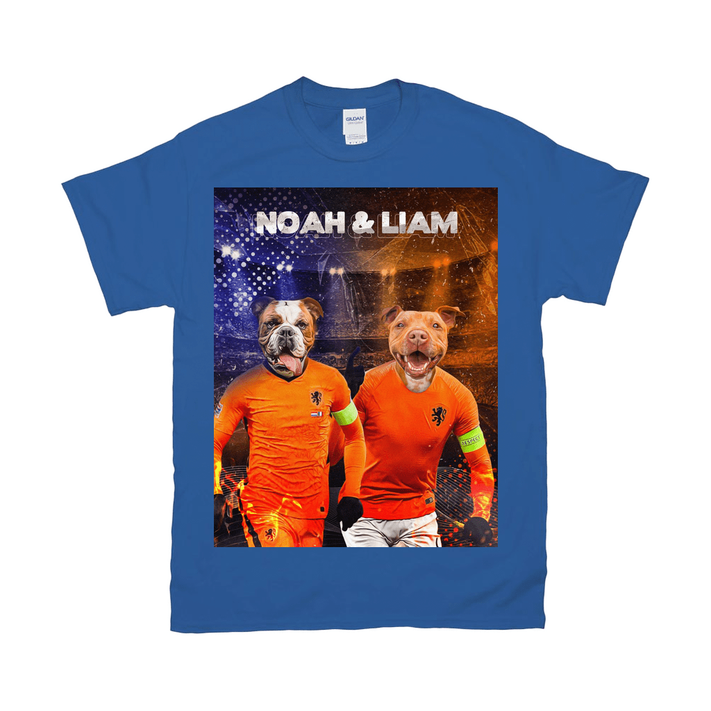 Camiseta personalizada para 2 mascotas &#39;Holland Doggos&#39; 