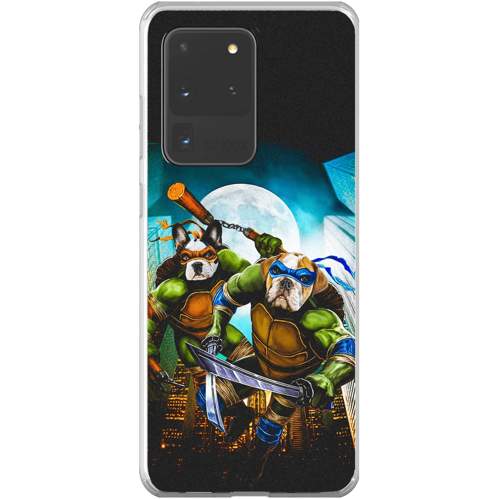 &#39;Teenage Mutant Ninja Doggos&#39; Personalized 2 Pet Phone Case