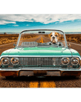 'The Lowrider' Personalized Pet Poster