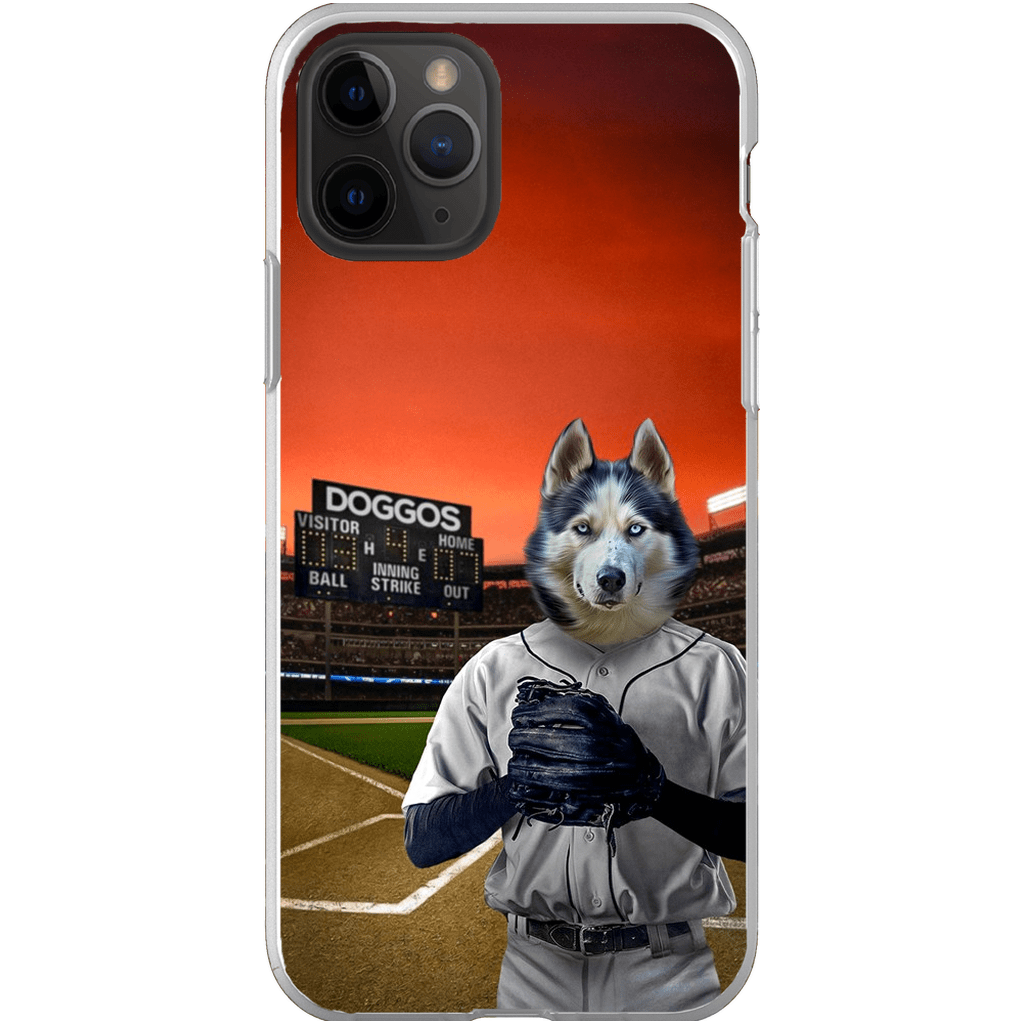 &#39;The Baseball Player&#39; Personalized Phone Case