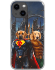 'Superdog & Aquadog' Personalized 2 Pet Phone Case