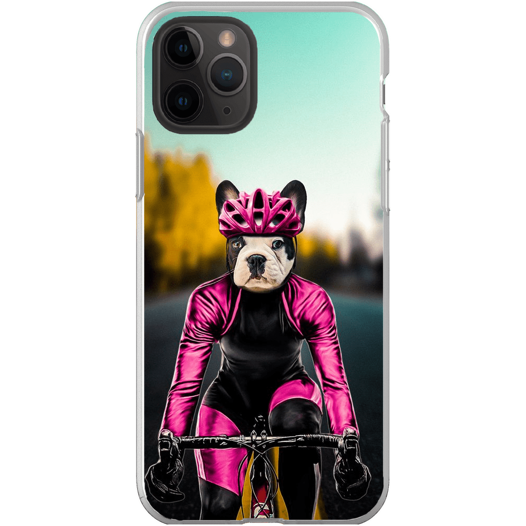 &#39;The Female Cyclist&#39; Personalized Phone Case