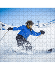 'The Skier' Personalized Pet Puzzle