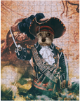 Puzzle de mascota personalizado 'El Pirata'