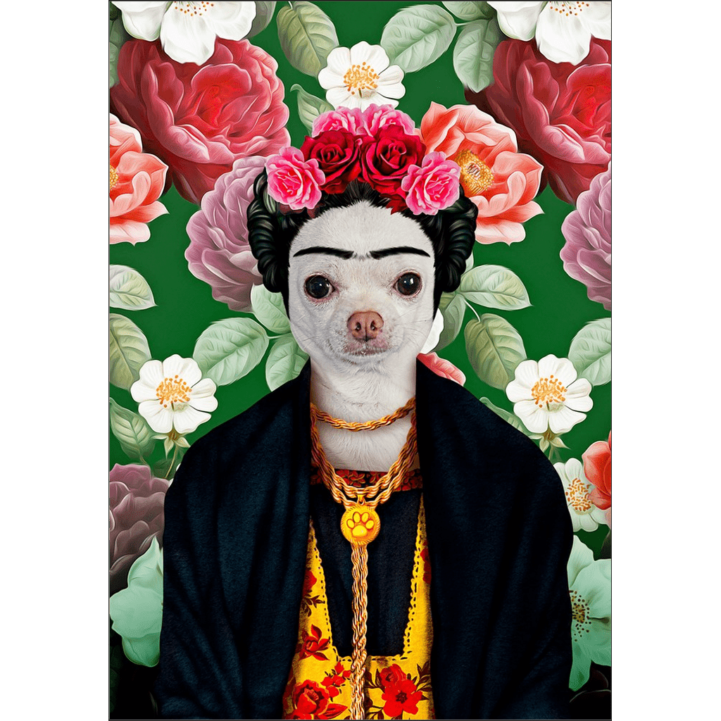 &#39;Frida Doggo&#39; Personalized Poster