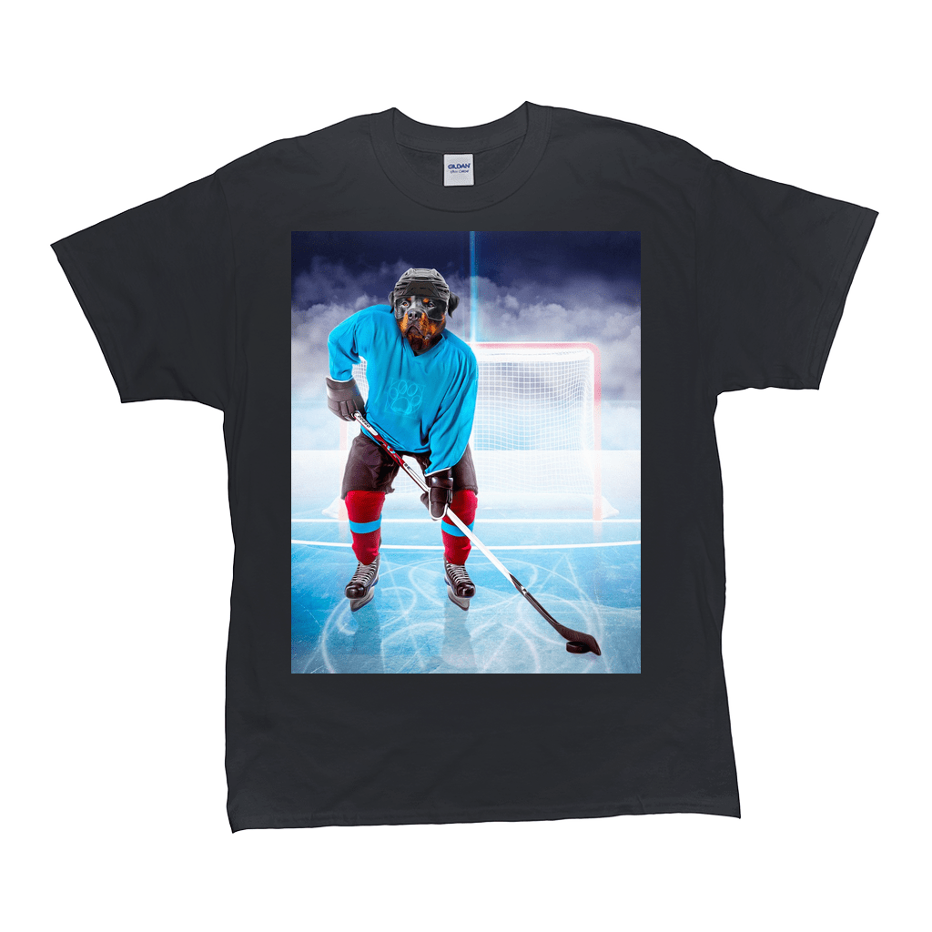 'The Hockey Player' Personalized Pet T-Shirt
