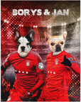 Puzzle personalizado de 2 mascotas 'Perritos de Polonia'