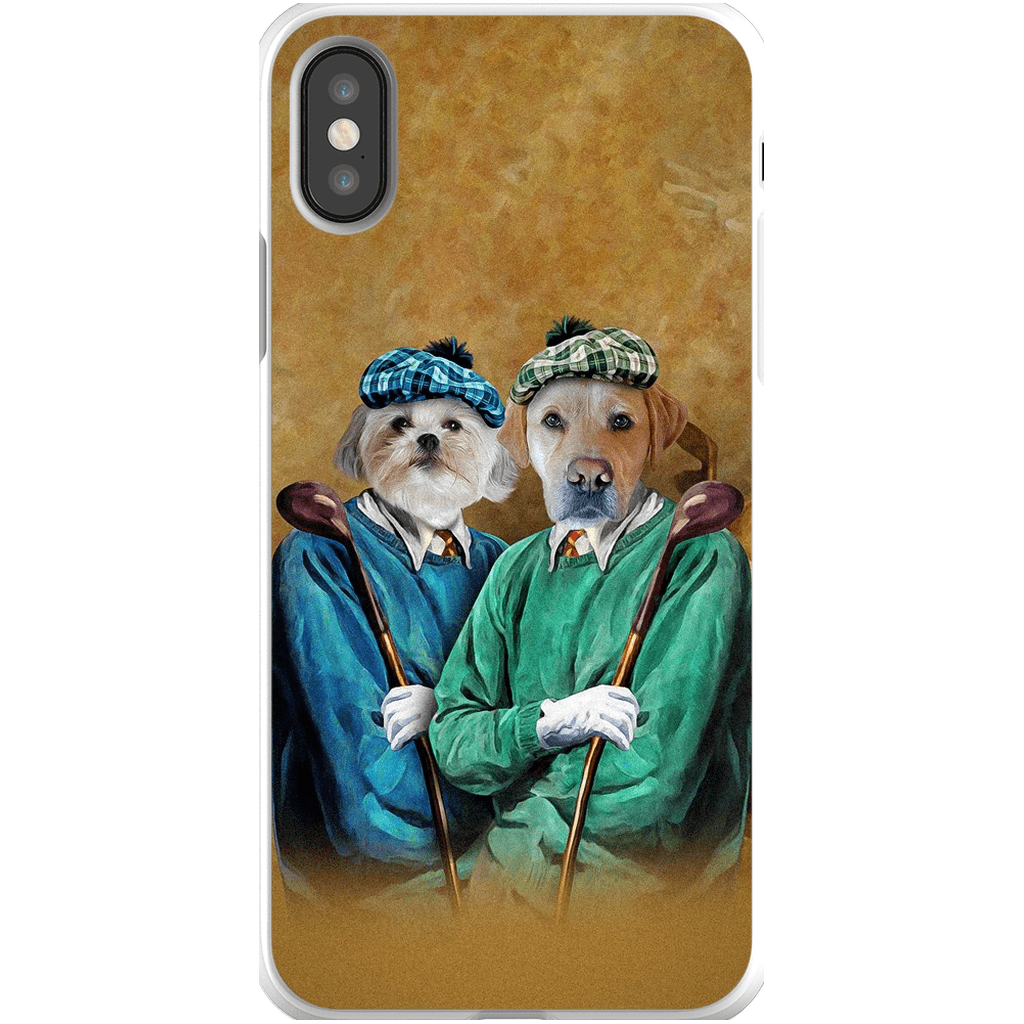 &#39;The Golfers&#39; Personalized 2 Pet Phone Case