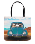 'The Beetle' Personalized 2 Pet Tote Bag