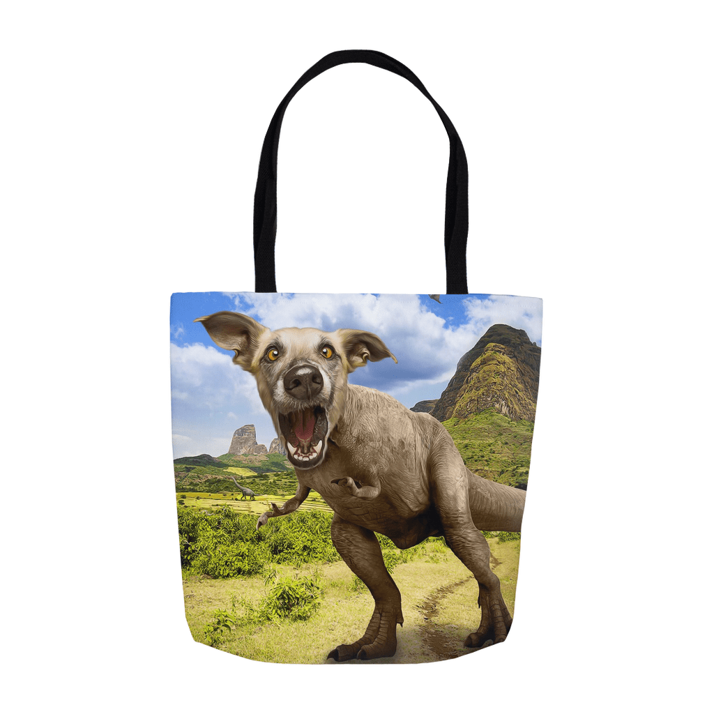 &#39;Pawasaurus Rex&#39; Personalized Tote Bag