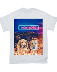 'Doggos of New York' Personalized 2 Pet T-Shirt