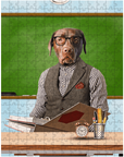 'The Teacher' Personalized Pet Puzzle