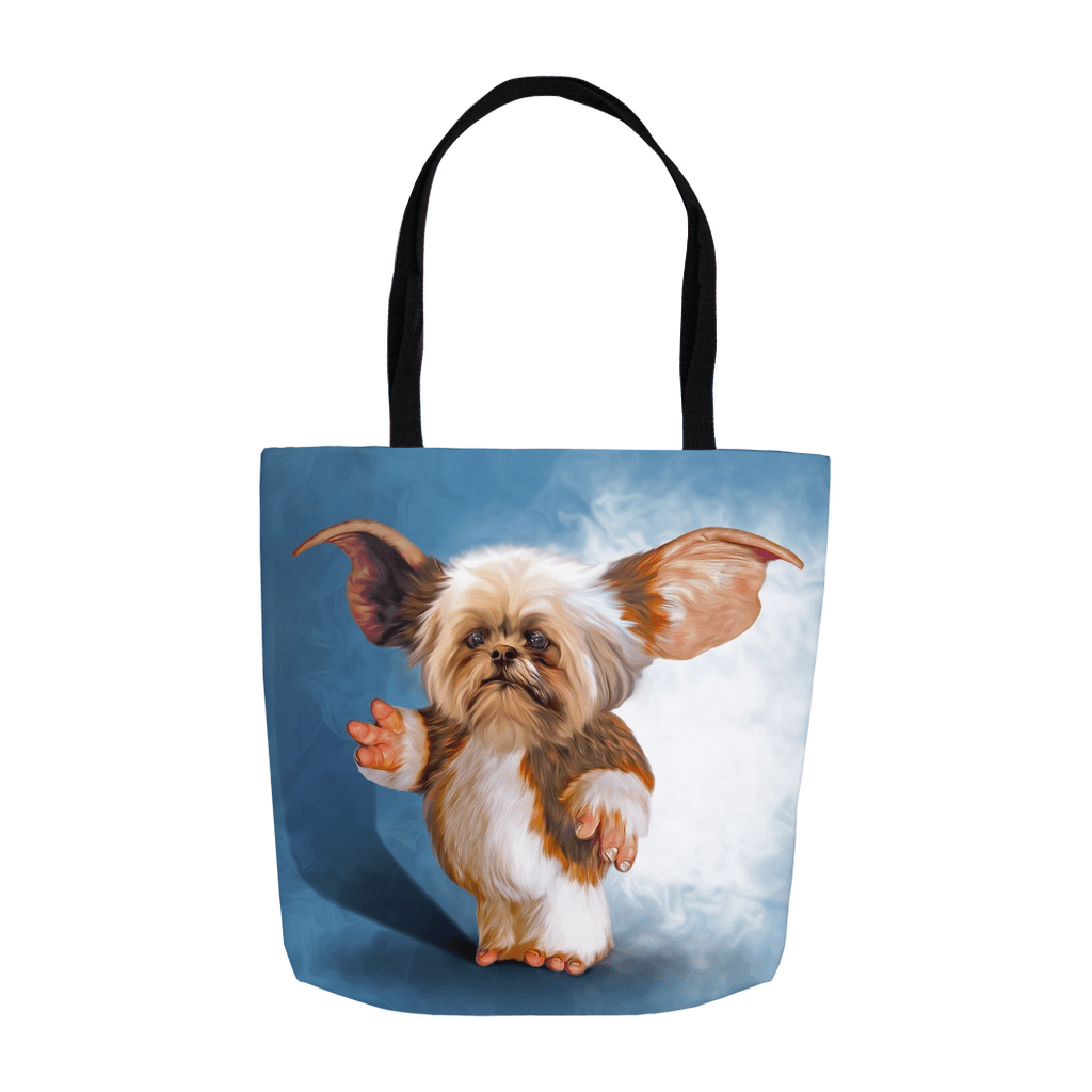 &#39;Gizmo Doggo&#39; Personalized Tote Bag