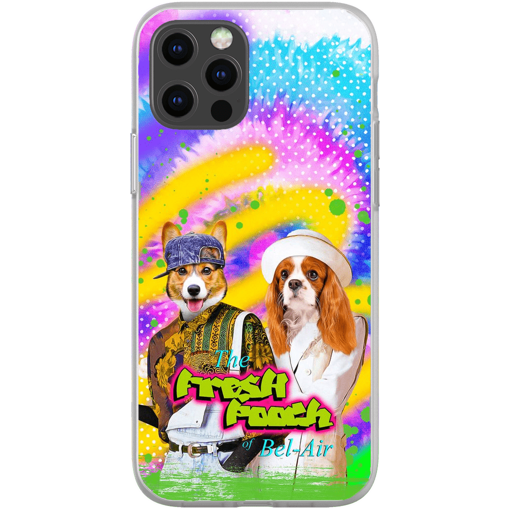 &#39;The Fresh Pooch&#39; Personalized 2 Pet Phone Case