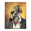 'Sherlock Doggo' Personalized Pet Standing Canvas