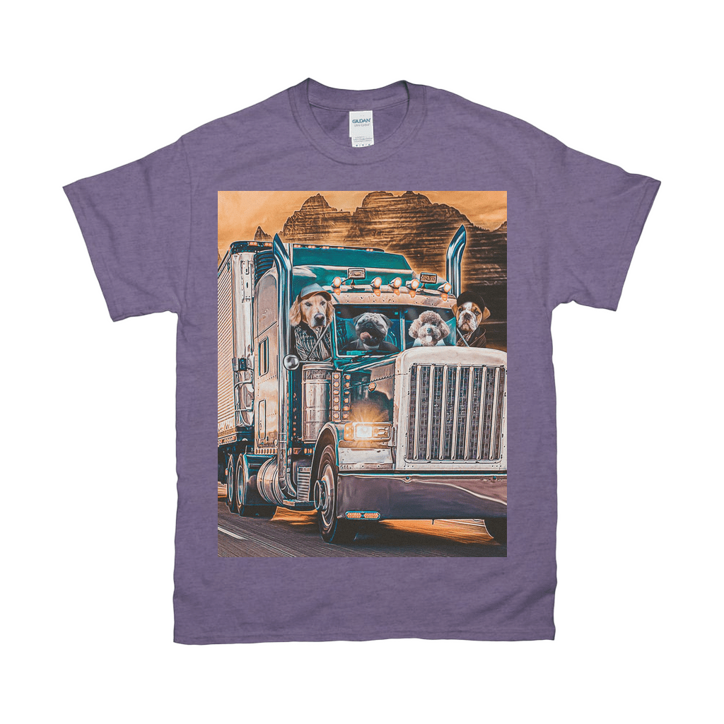 &#39;The Truckers&#39; Personalized 4 Pet T-Shirt