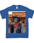 'The Cowboy' Personalized Pet T-Shirt