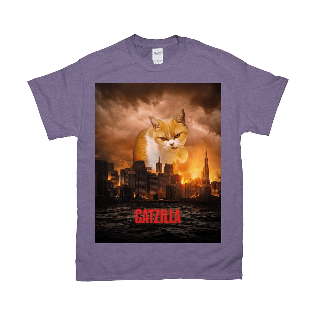 &#39;Catzilla&#39; Personalized Pet T-Shirt