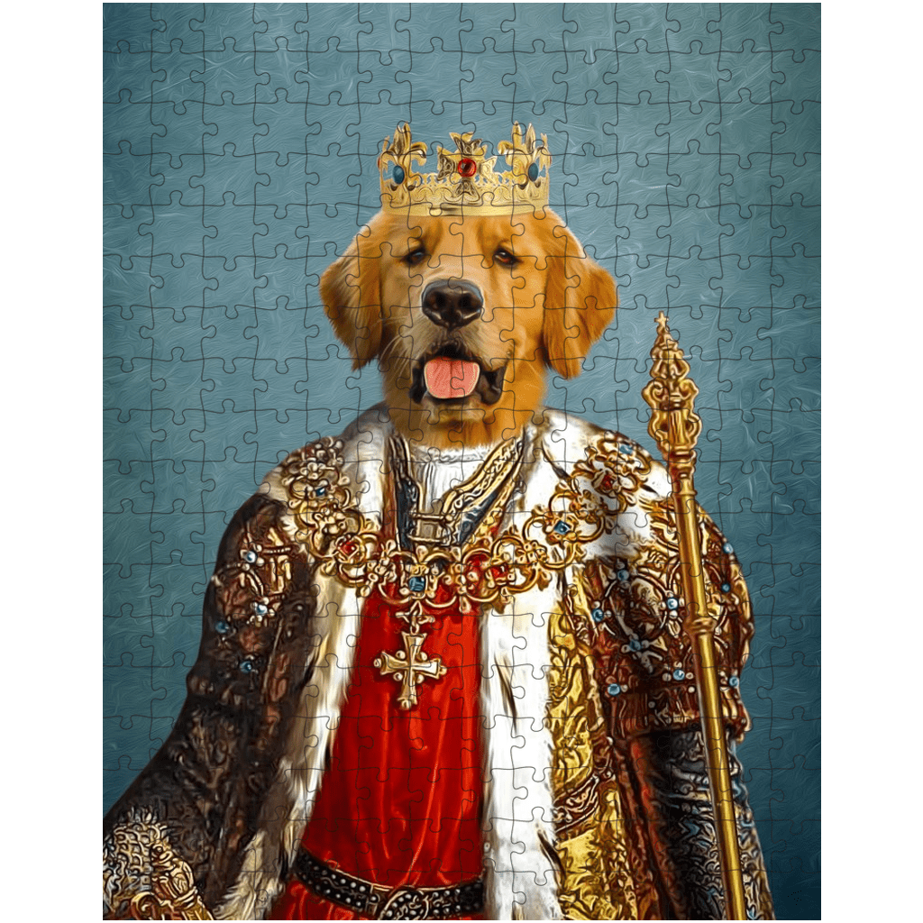 Puzzle de mascota personalizado &#39;El Rey&#39;