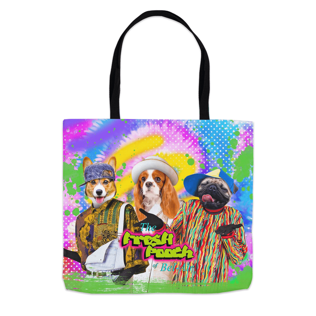 &#39;The Fresh Pooch&#39; Personalized 3 Pet Tote Bag
