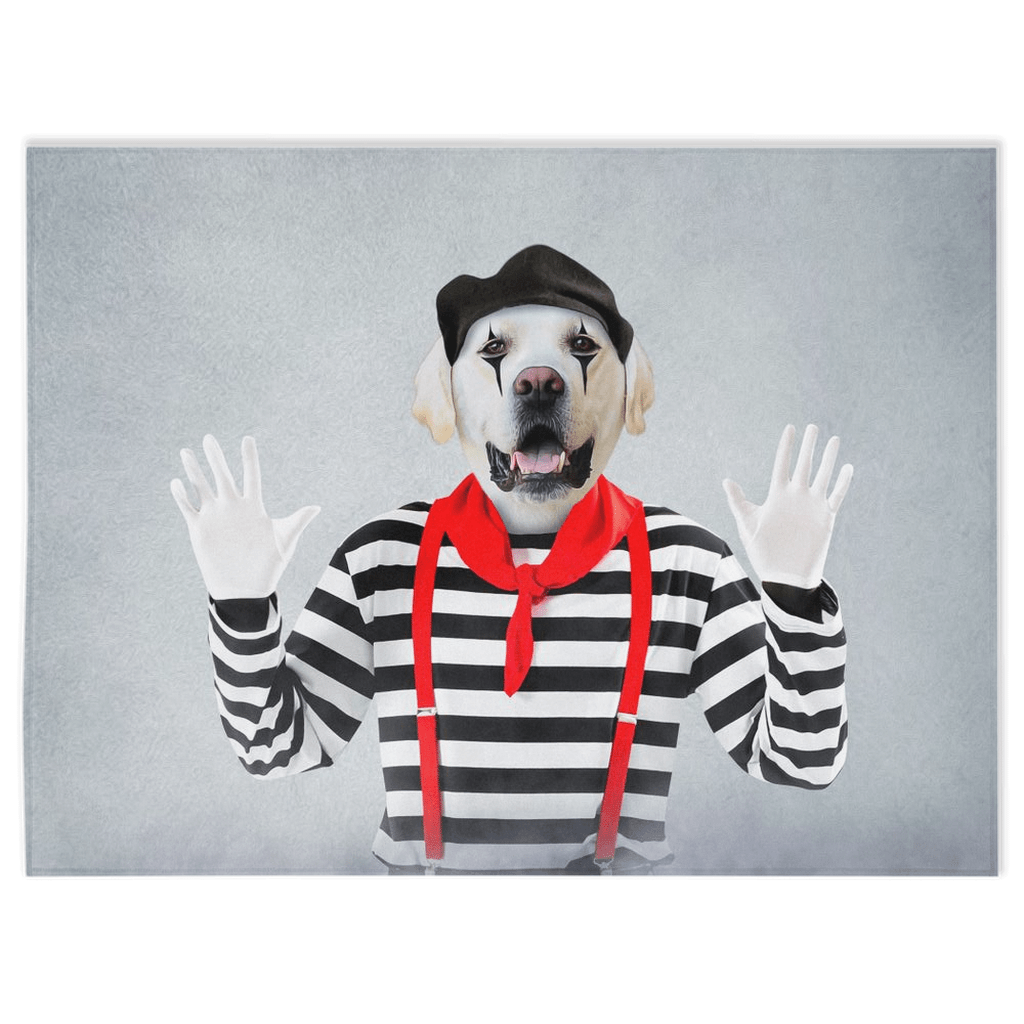 &#39;The Mime&#39; Personalized Pet Blanket