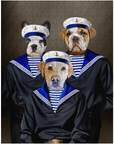 'The Sailors' Personalized 3 Pet Puzzle