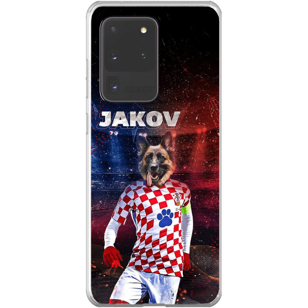 &#39;Croatia Doggos Soccer&#39; Personalized Phone Case