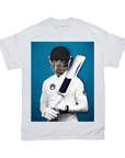 'The Cricket Player' Personalized Pet T-Shirt