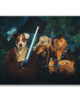 'Star Woofers 2' Personalized 3 Pet Poster