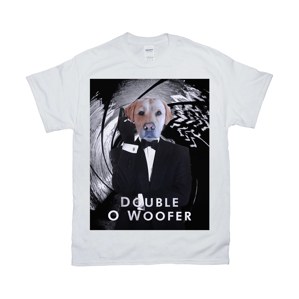 &#39;Double O Woofer&#39; Personalized Pet T-Shirt