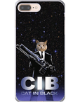 'Cat in Black' Personalized Phone Case