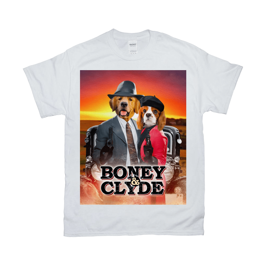 &#39;Boney and Clyde&#39; Personalized 2 Pet T-Shirt