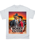 'Boney and Clyde' Personalized 2 Pet T-Shirt