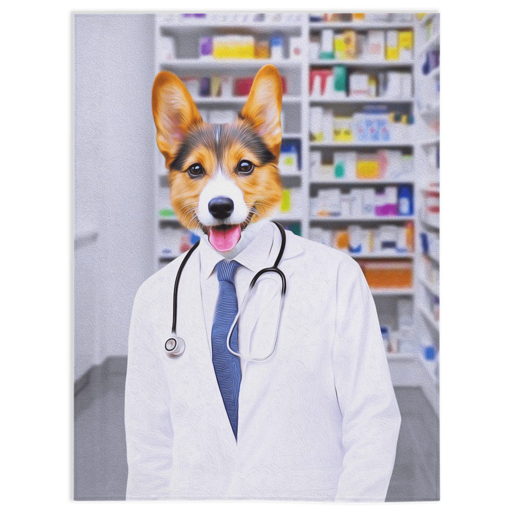 &#39;The Pharmacist&#39; Personalized Pet Blanket