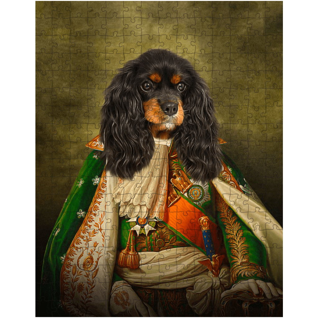 Puzzle personalizado para mascotas &#39;Príncipe Doggenheim&#39;