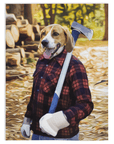 'The Lumberjack' Personalized Pet Blanket