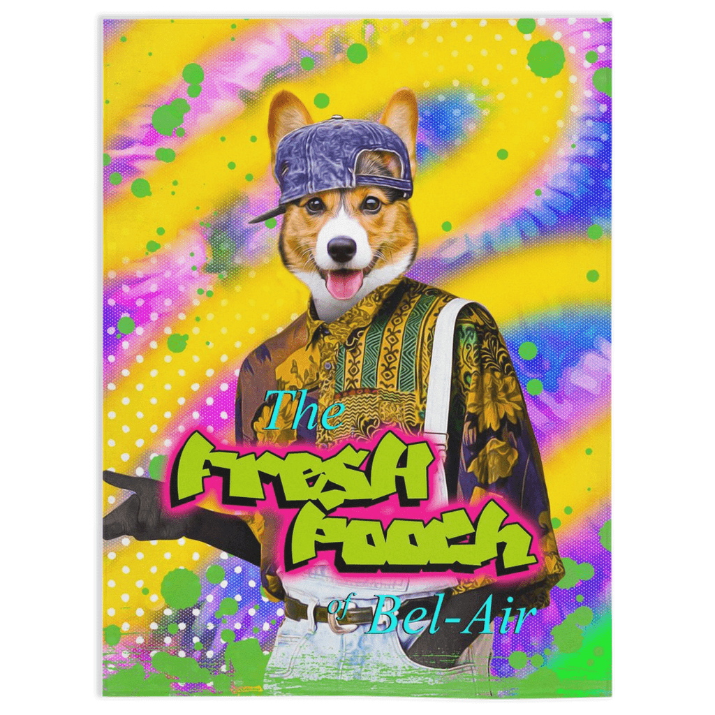 &#39;The Fresh Pooch&#39; Personalized Pet Blanket