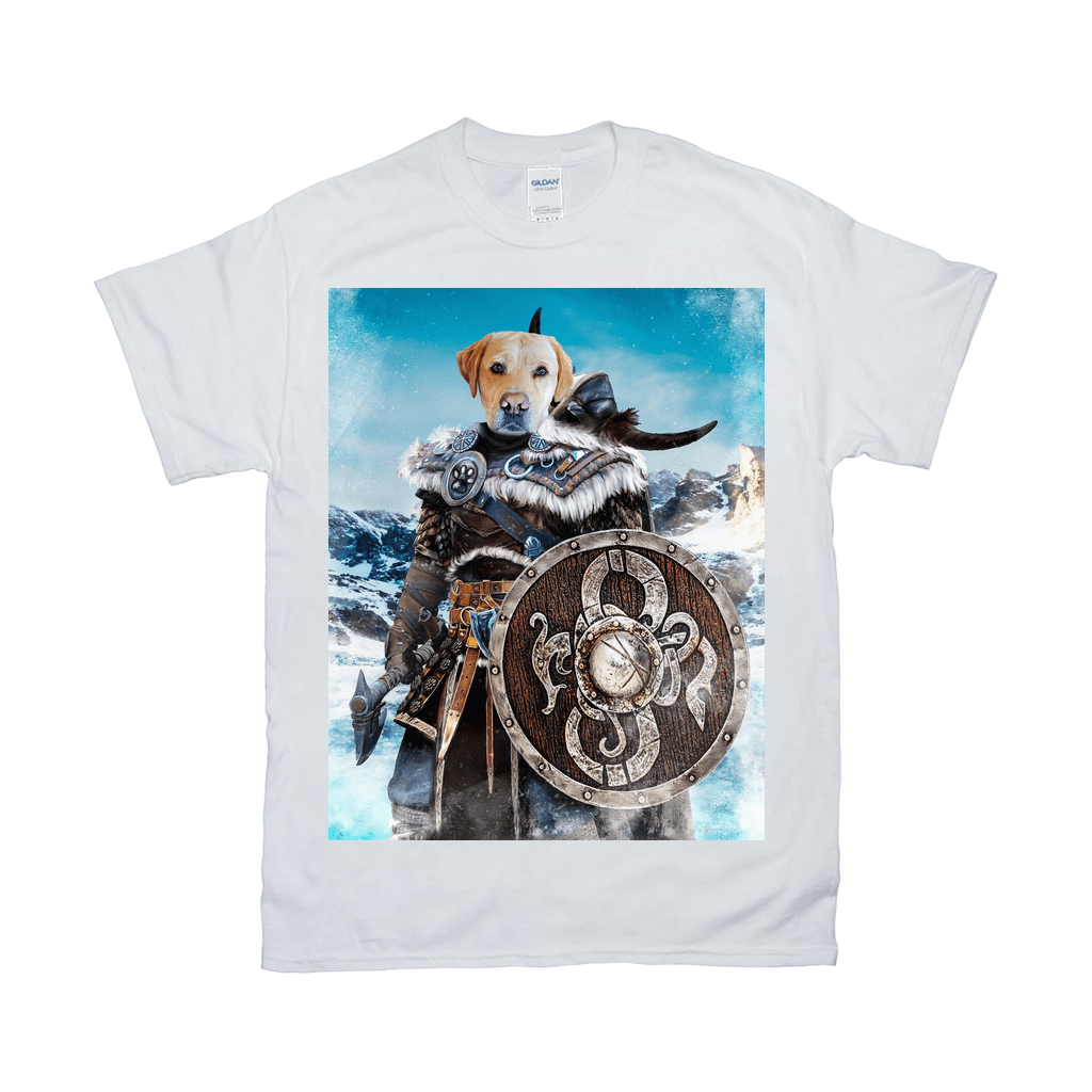 &#39;Viking Warrior&#39; Personalized Pet T-Shirt