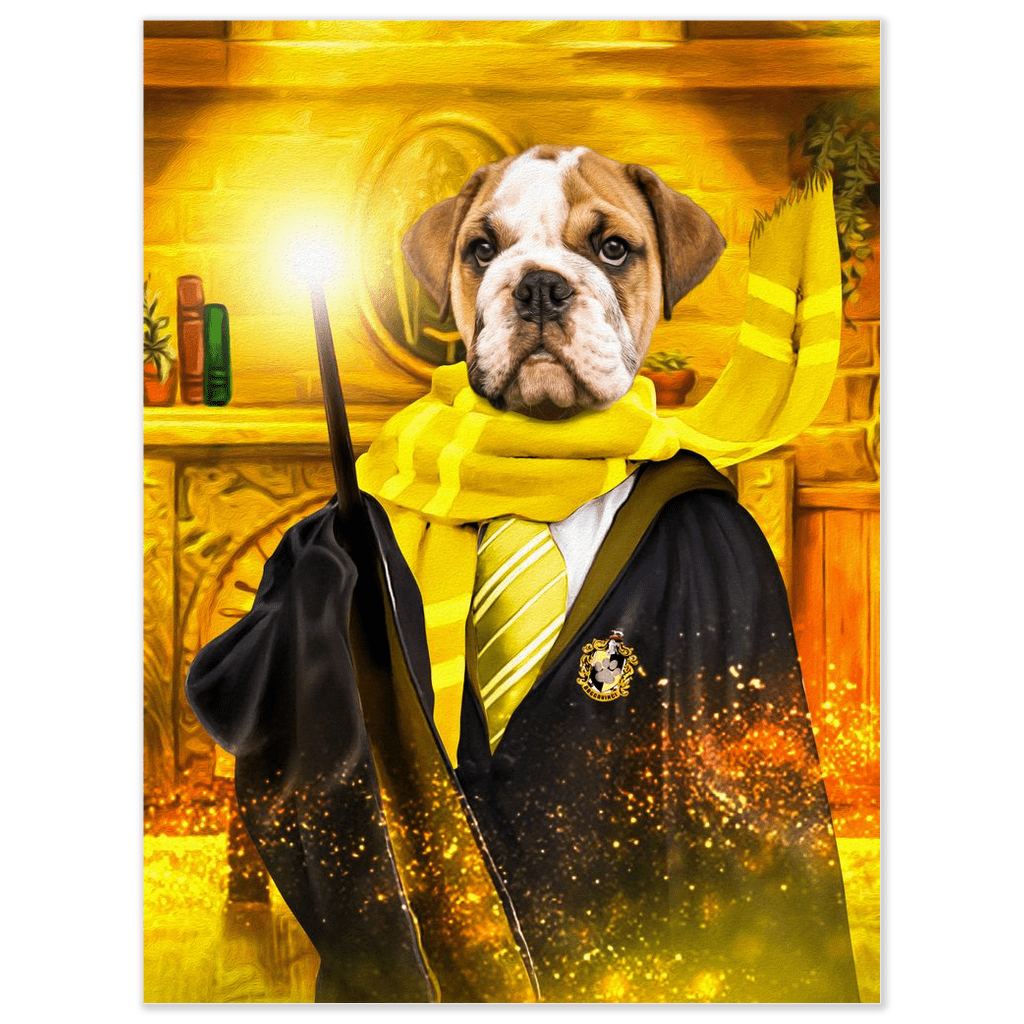 Póster Mascota personalizada &#39;Harry Dogger (Wooflepuff)&#39;