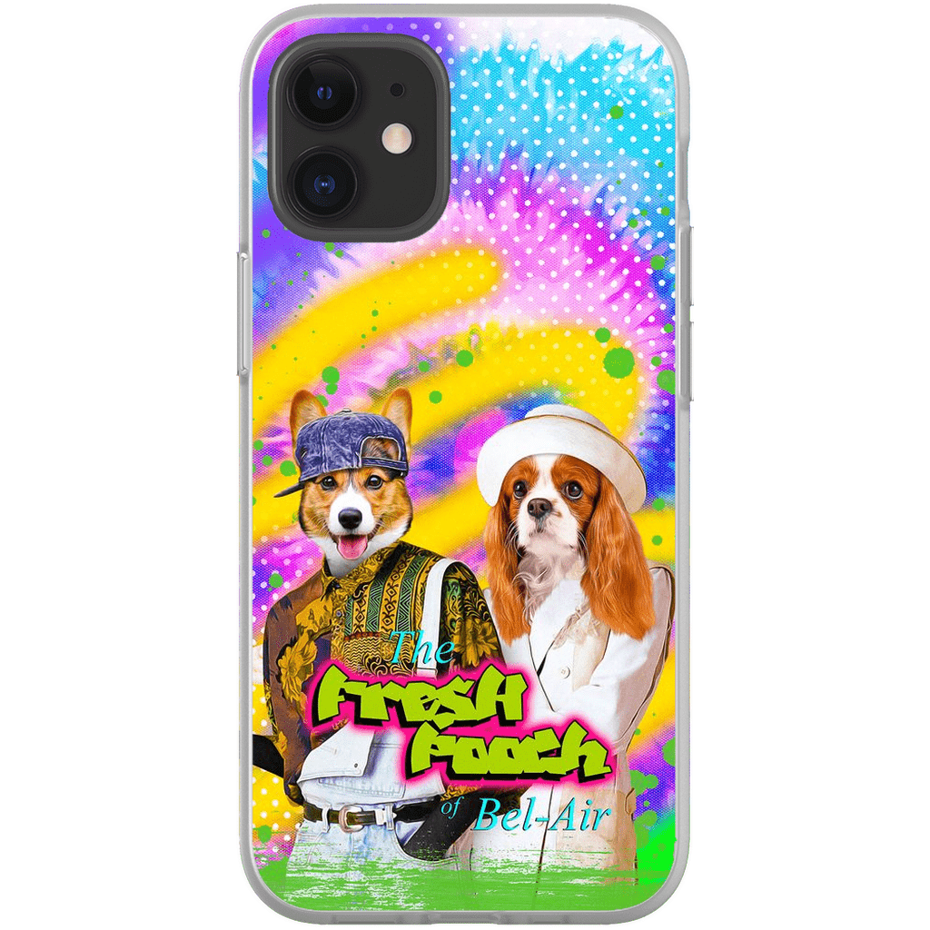 &#39;The Fresh Pooch&#39; Personalized 2 Pet Phone Case