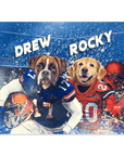 'Florida Gators Doggos' Personalized 2 Pet Poster