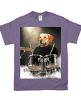 Camiseta personalizada para mascotas 'El baterista'