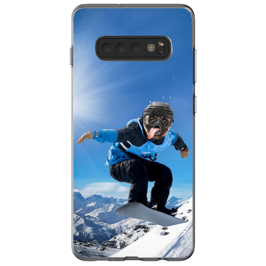 &#39;The Snowboarder&#39; Personalized Phone Case