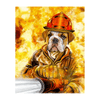 Load image into Gallery viewer, &#39;The Firefighter&#39; Personalized Pet Standing Canvas